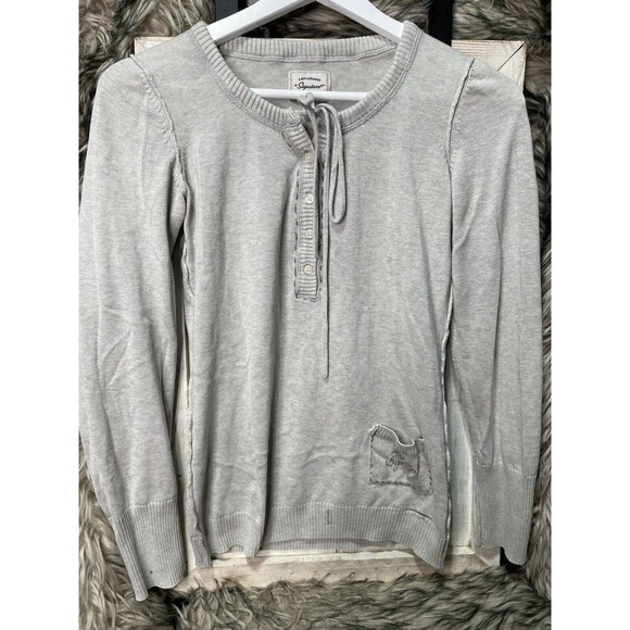 Levi Strauss Signature Women's Gray Tight Knit Sweater Size Xl - Picture 1 of 3
